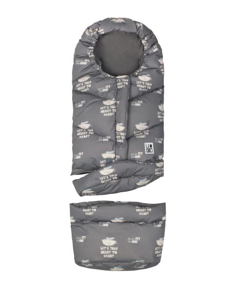 Fußsack mit abnehmbarem Fußteil